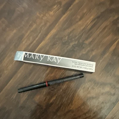 MARY KAY LIP LINER PENCIL W/SHARPENER RED NIB~DISCONTINUED - Image 1 of 2