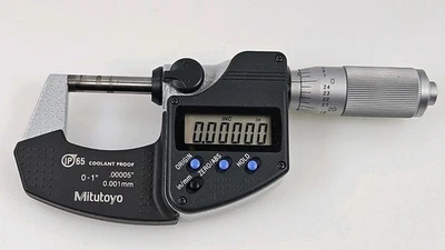 Mitutoyo 293-348-30 IP65 0-1" Digimatic Micrometer 《Low Use》 Priced To Sell   - Image 1 of 4