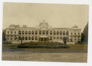 Vintage 1910s Photograph China Cambodia Saigon Government Palace Albumen Photo - Picture 1 of 2