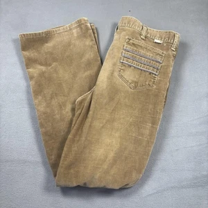 Pantalone Wrangler vintage uomo 34x32 marrone velluto a coste svasato retrò made USA anni 70 80 - Foto 1 di 12