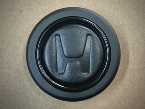 Leder Hupenknopf Leather Horn Button MOMO Honda NSX CRX Civic Prelude Integra - Picture 1 of 3