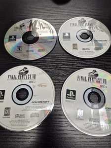 Sony PlayStation PS1 Final Fantasy VIII 8 discos solo 1-4 desajustados probados usados - Imagen 1 de 11