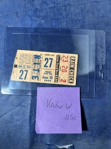 June 10 1966 Los Angeles Dodgers Vs Giants Sandy Koufax Win 11 Strikeouts CG - Picture 1 of 2