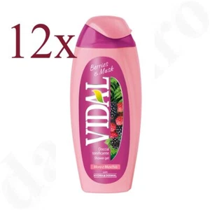 VIDAL Duschgel Mure & Musk / Brombeere & Moschus 12x 250ml - Bild 1 von 1