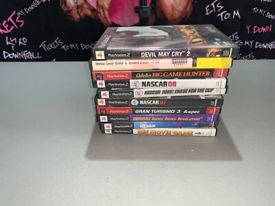 LOT OF 10 PS2 PLAYSTATION 2 GAMES – FINDING NEMO, GRAN TURISMO 3, DEVIL MAY CRY - Image 1 of 3
