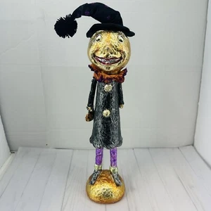 Scultura Halloween Foil Testa di Zucca Strega Clown 18" Decorazione Poliwoggs Like - Foto 1 di 18