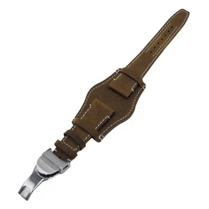 Correa de reloj premium de cuero de becerro de 22 mm para Tudor Black Bay, 4 colores - Imagen 1 de 11