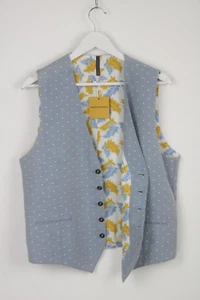 MONTEDORO Single Breasted Waistcoat Vest - Picture 1 of 8