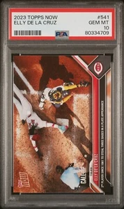 2023 Topps Now Elly De La Cruz 541 PSA 10 Gem Mint - Foto 1 di 2
