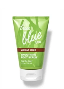 BATH & BODY WORKS TRUE BLUE SPA WALNUT SHELL SMOOTHING FOOT SCRUB 4 OZ - Picture 1 of 1