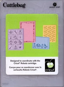 CUTTLEBUG embossing folder set ROBOTZ (4pc) - Picture 1 of 1