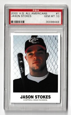 JASON STOKES PSA 10 zvoppell H. S. - Image 1 of 2