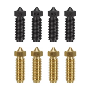Boquilla de latón de acero endurecido para Anycubic Kobra3 Hotend 0,2 0,4 0,6 0,8 mm - Imagen 1 de 17