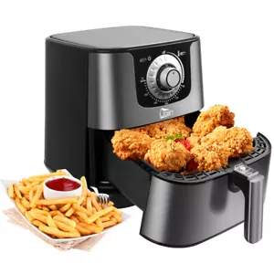 Freidora 1700W 5,5L Freidora Freidora de aire caliente Horno Parrilla Barbacoa Patatas fritas Sin grasa - Imagen 1 de 12