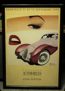 Razzia Louis Vuitton Concours Automobiles Bagatelle 1993 Large French Poster - Picture 1 of 1