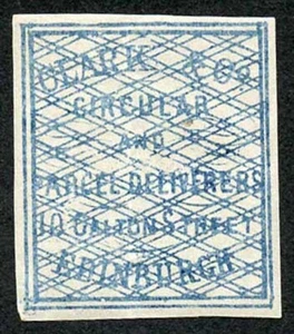 Circular Delivery SGCD3 Clarkand Co. 1/4d blue mint - Picture 1 of 1