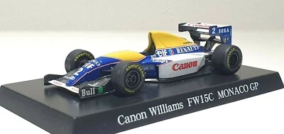 1/64 Aoshima Williams F1 1993 FW15c MONACO #2 ALAIN PROST diecast car model NEW - Image 1 of 4