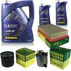 Olej silnikowy 7L MANNOL Classic 10W-40+MANN-FILTER Pakiet filtrów do Nissan Navara D40