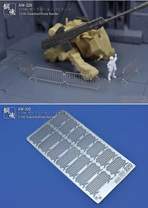 AW-220 Modeling Upgrade Kits 1/100 Guardrail/Road Barrier Model's Accessory - Picture 1 of 4