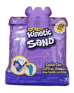 Lot of 2 NEW 1lb Teal Kinetic Sand & Castle Case w/ Play Area - 2lbs - FAST SHIP - Picture 1 of 2