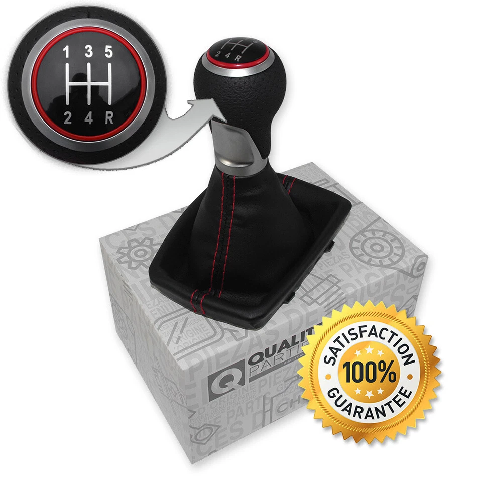 OEM SCHALTKNAUF SCHALTSACK SCHALTMANSCHETTE FÜR AUDI A4 8E B6 B7 S-LINE 5 GANG - Bild 1 von 1