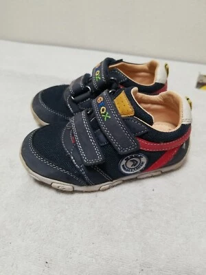Geox Baby Balu' Boy Sneakers (Toddler) Navy (US 7 Toddler) used. - Image 1 of 4