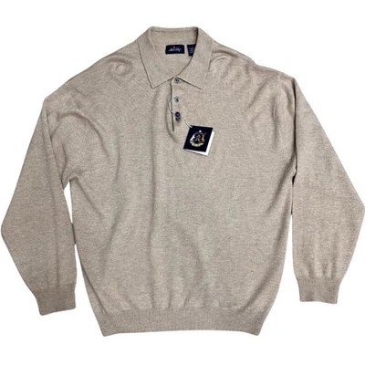 Polo Allen Solly Crema Lana Merino Cachemira Seda Talla Grande Clásico Preppy Nuevo con Etiquetas Foto 1 de 4