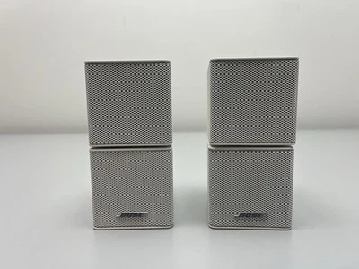 2x BOSE Jewel Premium Lautsprecher Weiß Top Zustand Lifestyle &Acousstimass #12b - Bild 1 von 4