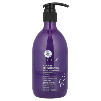 Color Brightening Purple Shampoo, For Blonde & Gray Hair, 16.9 fl oz (500 ml) - Image 1 of 2