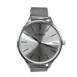 Women's Curren Silver Tone Mesh Band Watch - Picture 1 of 6