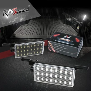 Pair White LED Bed Cargo Light for Silverado Sierra 1500 2500 3500 2014-2019 - Picture 1 of 6