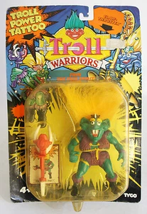 VINTAGE 1993 TROLL WARRIORS FINN THE FREE SPIRIT FIGURE TYCO NEW SEALED ! - Picture 1 of 9