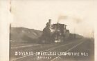 Chicago Illinois Doylair Smokeless Train Locomotive  RPPC Postcard LP63