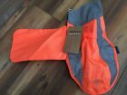 Arcadia Trail Dog Raincoat, Warm Weather￼ & Storage Bag Orange/￼￼ Gray￼ size XS
