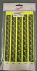 100-1"  WIDE NEON YELLOW TYVEK WRISTBANDS,BLACK WITH PARTY!,PAPER WRIST BANDS