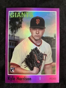 2024 Topps Archives Pink Foilboard #144 Kyle Harrison RC San Francisco Giants - Bild 1 von 2