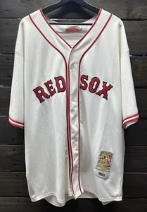 Ted Williams 1966 Mitchell&Ness Boston Red Sox Jersey Sz 56 3XL COOPERSTOWN - Picture 1 of 20