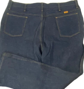 Vintage Rustler Jeans Herren 40 x30 Dark Wash Raw Bootcut Heavyweight USA - Bild 1 von 12