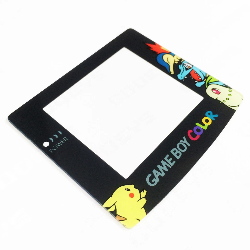 Nintendo Game Boy Color GBC Screen Lens Protector Pokemon Pikachu Chikorita NEW - Image 1 of 1