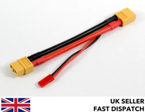XT60 to Female JST Through Connector/Adaptor Power Distribution Cable RC Drone - Picture 1 of 4