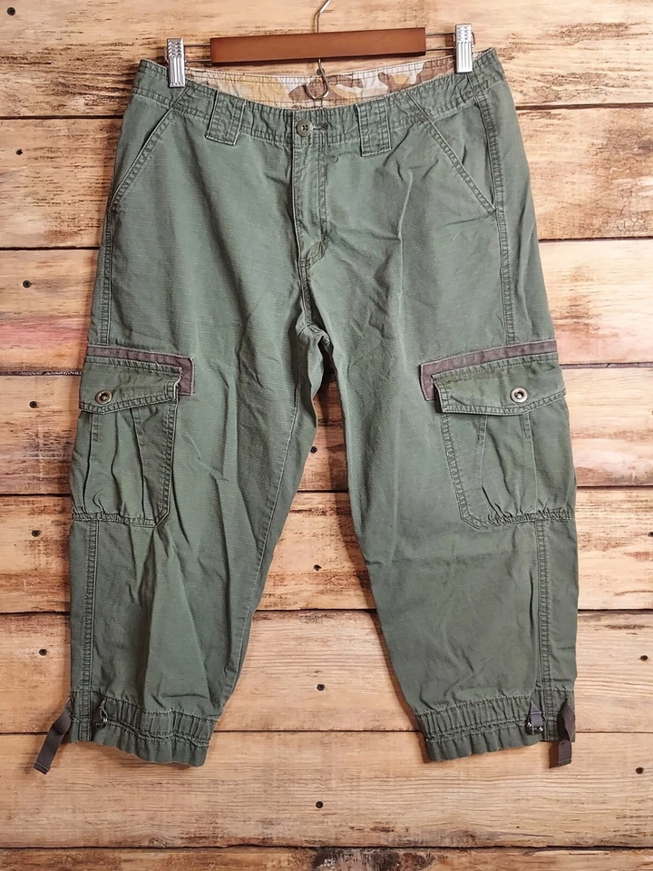 Guide Series Feminino 8 Capris Verde Ripstop - Imagem 1 de 4