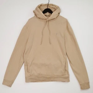 All Saints Mens beige Aven Oth Hoodie Size S - Picture 1 of 9