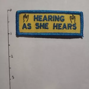 Vintage Pfadfinder Patch ~ 90er Jahre Hören Wie Sie Hören - Bild 1 von 2