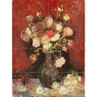 Vincent Van Gogh Vase With Chinese Asters And Gladioli Xl Giant Panel Poster