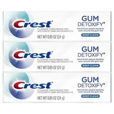 Crest Pro-Health Gum Detoxify Deep Toothpaste Cleaning, 24G (3 Pack)