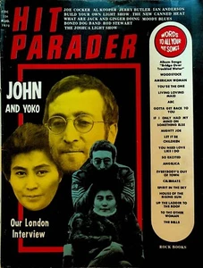 Hit Parader August 1970 Yoko Ono John Lennon Joe Cocker Canned Heat Moody Blues - Picture 1 of 2