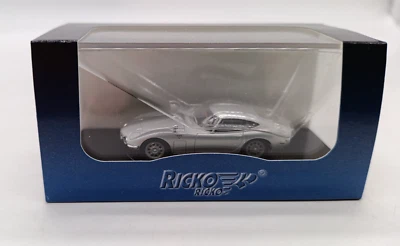 Toyota 2000 GT 1967 silver 38516 1/87 H0 RICKO Brekina Busch §§ - Immagine 1 di 4
