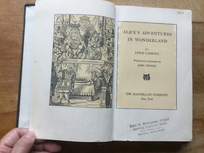 Alice's Adventures in Wonderland by Lewis Carroll Third Printing 1957 - Image 1 of 4