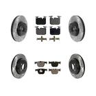 Disc Brake Rotors And Pads Kit For 11 20 Bmw Front And Rear Kdt 101001