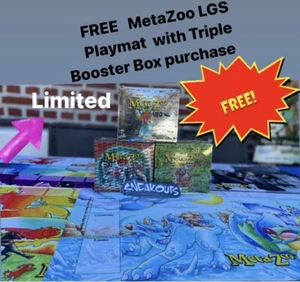 MetaZoo FREE LGS PLAYMAT Bundle Cryptid Nation 2nd, Wilderness UFO Booster Box ! - Picture 1 of 1